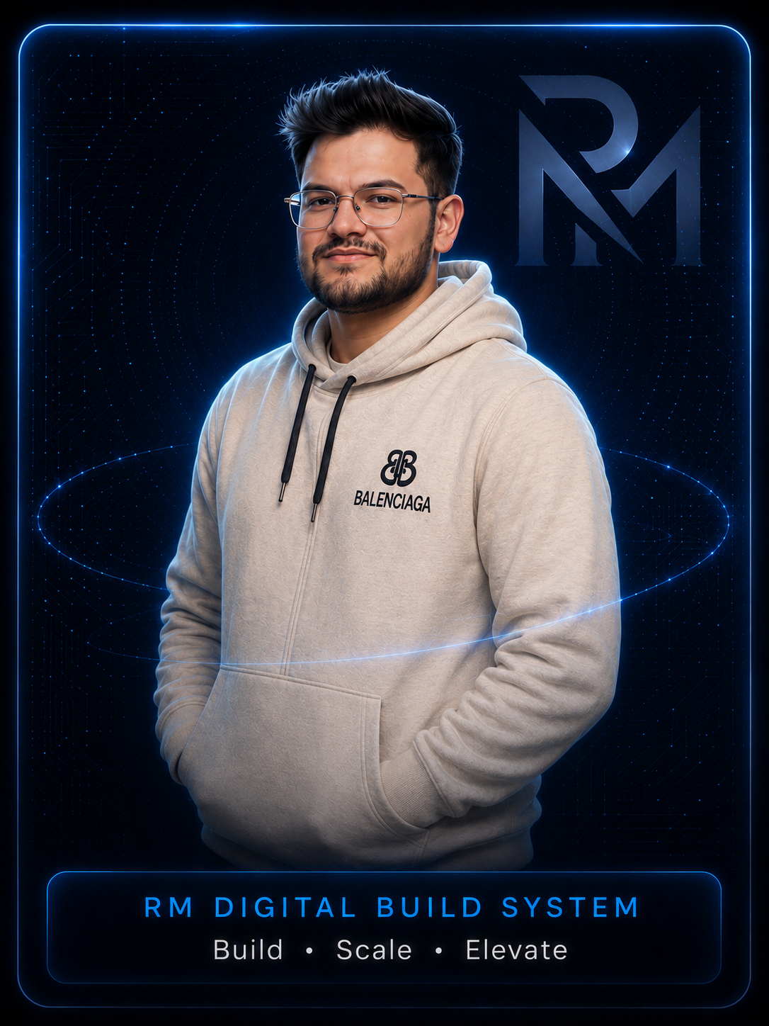 Ritesh Mitharwal futuristic portrait